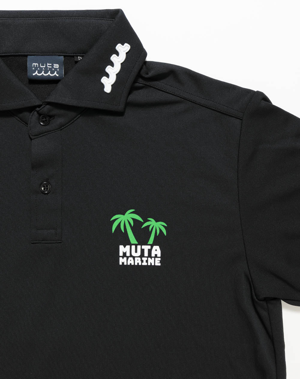 店舗限定：muta MARINE GOLF 岩田屋本店］パームロゴ ポロシャツ [全2