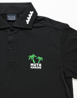 ［店舗限定：muta MARINE GOLF 岩田屋本店］パームロゴ ポロシャツ [全2色]