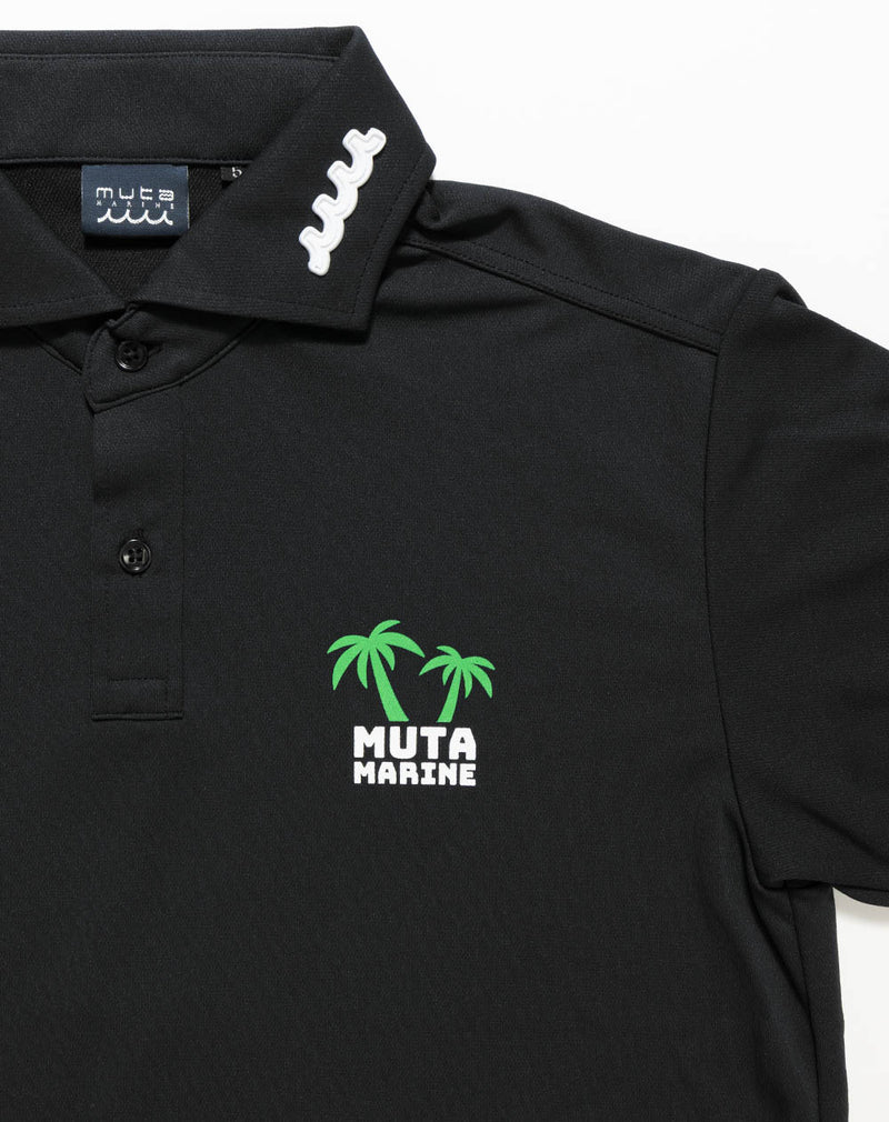 店舗限定：muta MARINE GOLF 岩田屋本店］パームロゴ ポロシャツ [全2