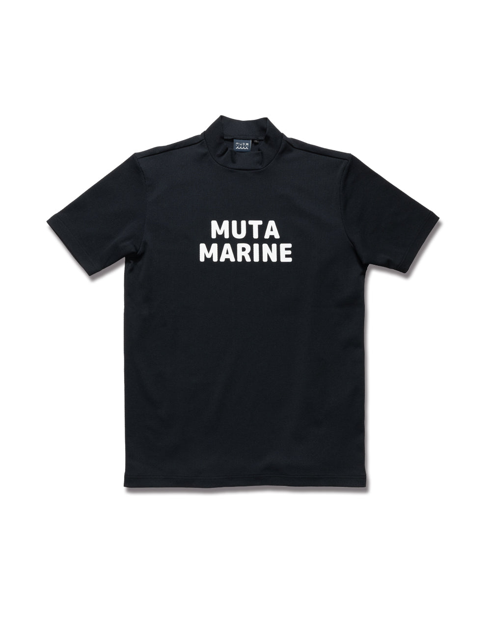 muta MARINE ポップコーンニット モックネックシャツ　ブラック ポップコーンニット モックネックシャツ [全4色] – muta Online Store