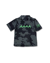 KIDS ラッシュTシャツ (ダイアゴナルカモ) [全3色]