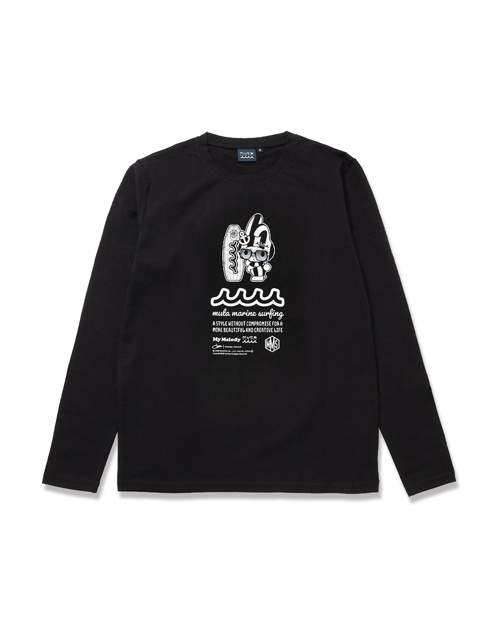 My Melody × muta MARINE SURFING ストレッチロングスリーブTシャツ