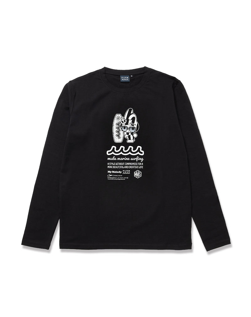 My Melody × muta MARINE SURFING ストレッチロングスリーブTシャツ
