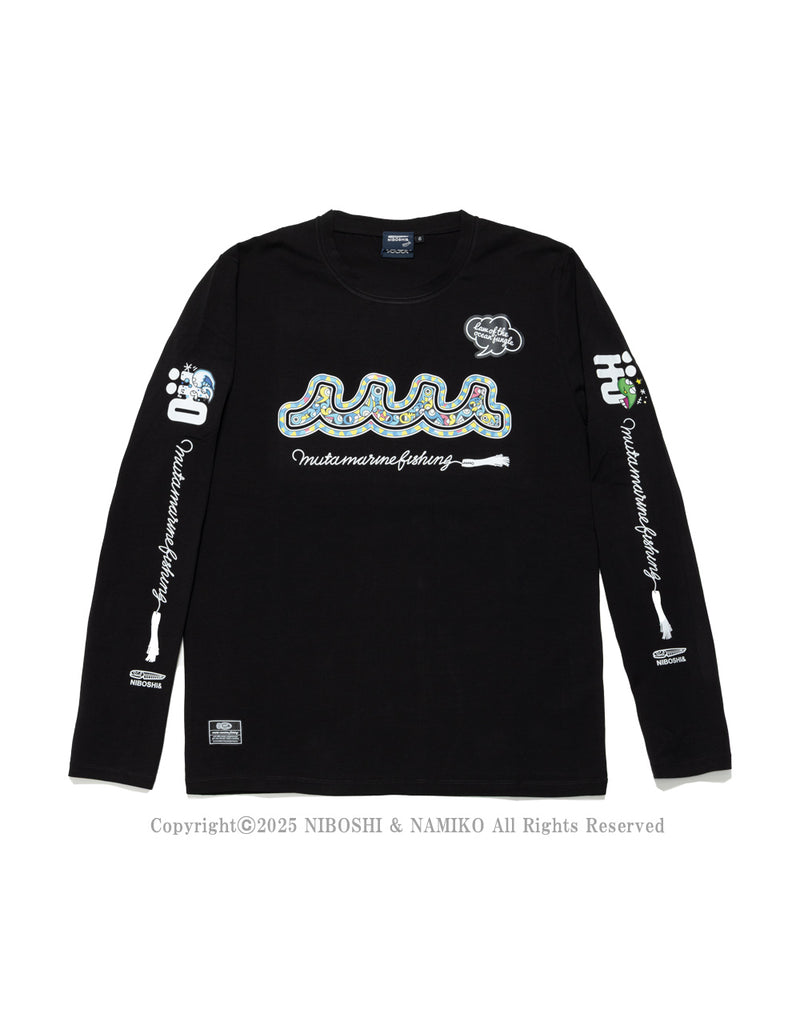 ［EVENT / WEB限定］NAMIKO (NIBOSHI&) × muta MARINE Fishing ロングスリーブTシャツ (マカジキ) [全2色]