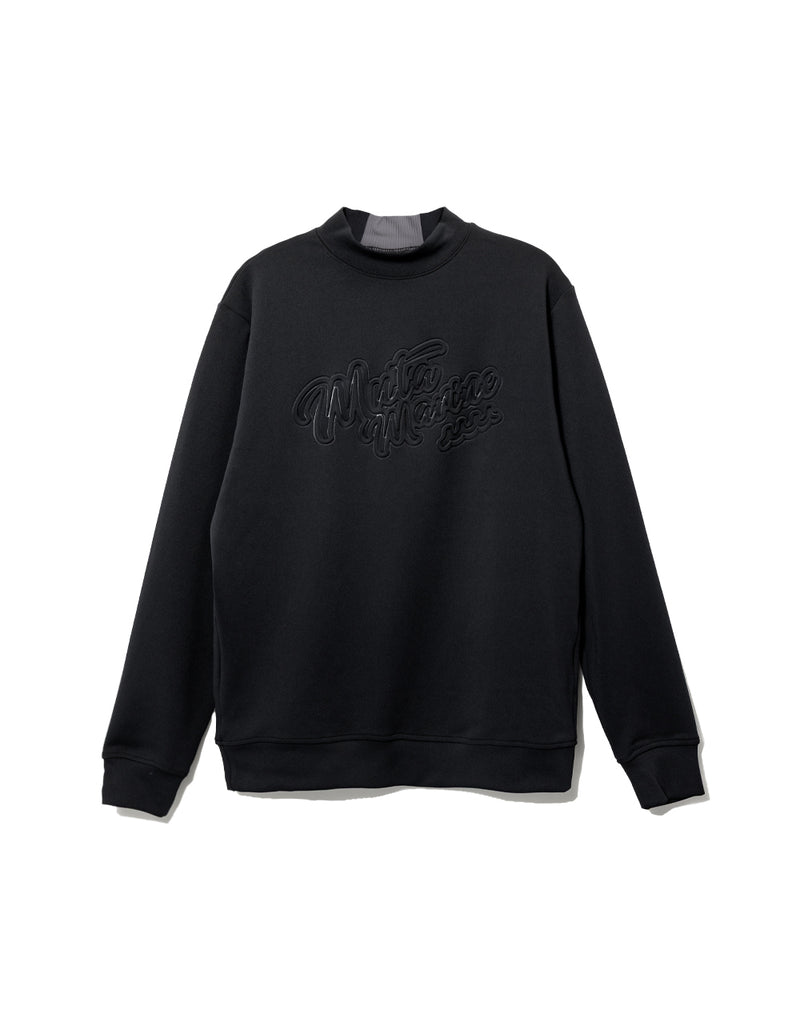 エンボス スムースダンボール モックネックプルオーバー [全3色