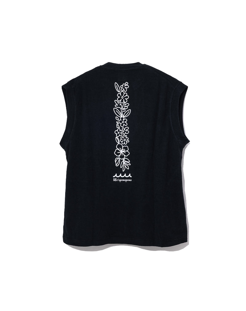 〚完売品〛HIDOLATRAL ブラック タンクトップ Mサイズ HAWAII FES / WEB］フラワー パイルタンクトップ [全3色] – muta