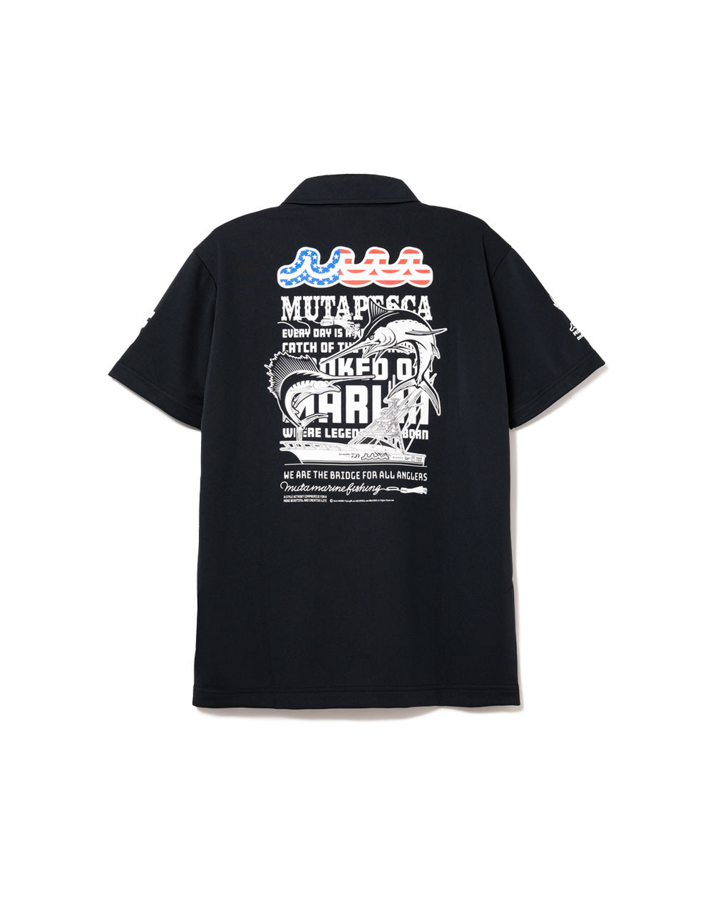 【限定品】ムータ muta pesca ポロシャツ fishing L ムータ muta pesca 限定 ポロシャツ fishing ポロシャツ S