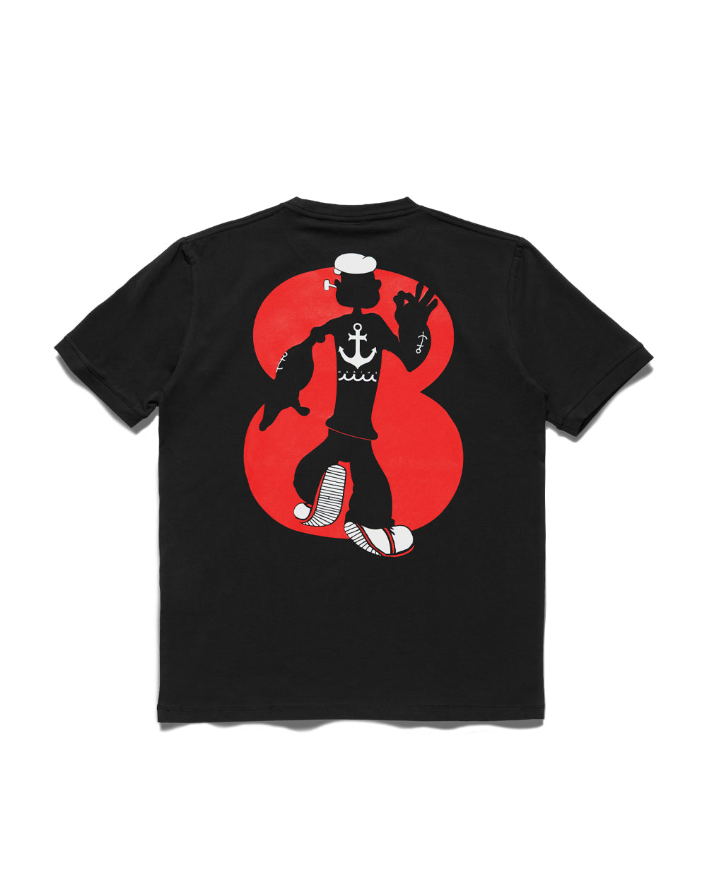 POPEYE™︎ meets muta MARINE 8 SHADOW ストレッチTシャツ [全3色
