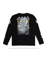 ［EVENT / WEB限定］NAMIKO (NIBOSHI&) × muta MARINE Fishing ロングスリーブTシャツ (アオリイカ) [全2色]
