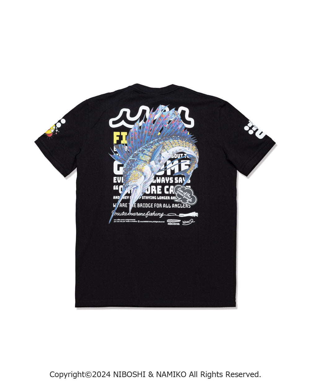 NAMIKO (NIBOSHI&) × muta MARINE Fishing Tシャツ (バショウカジキ) [全2色] – muta Online  Store