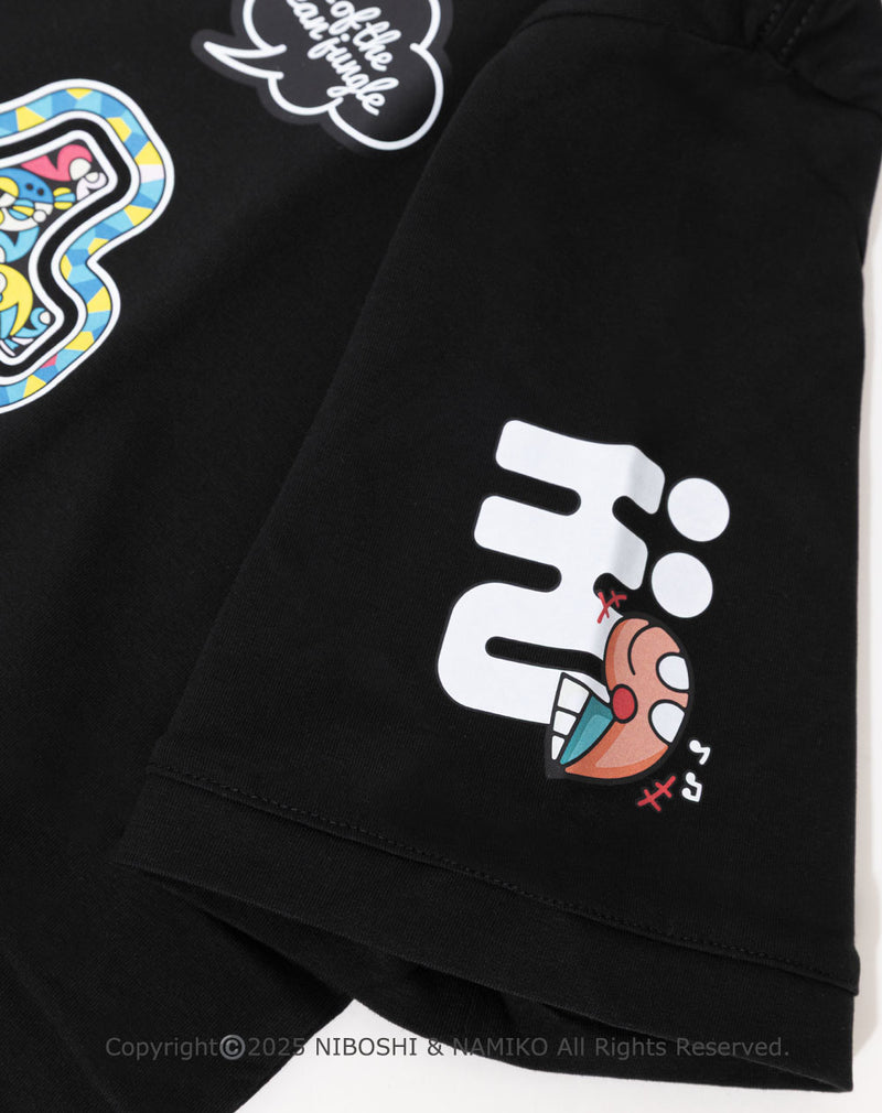 ［WEB / 一部店舗限定］NAMIKO (NIBOSHI&) × muta MARINE Fishing Tシャツ (アオウミガメ) [全2色]
