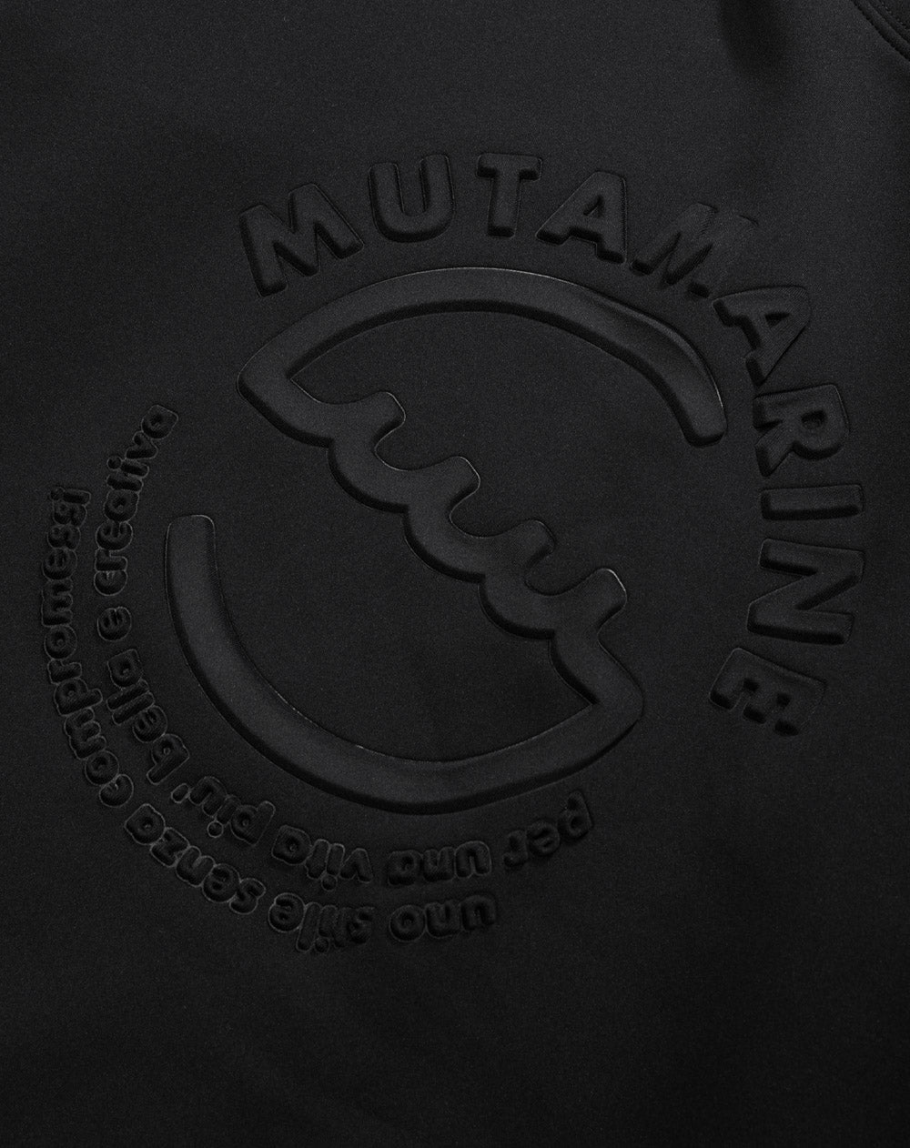 エンボス スムースダンボール モックネックプルオーバー [全3色