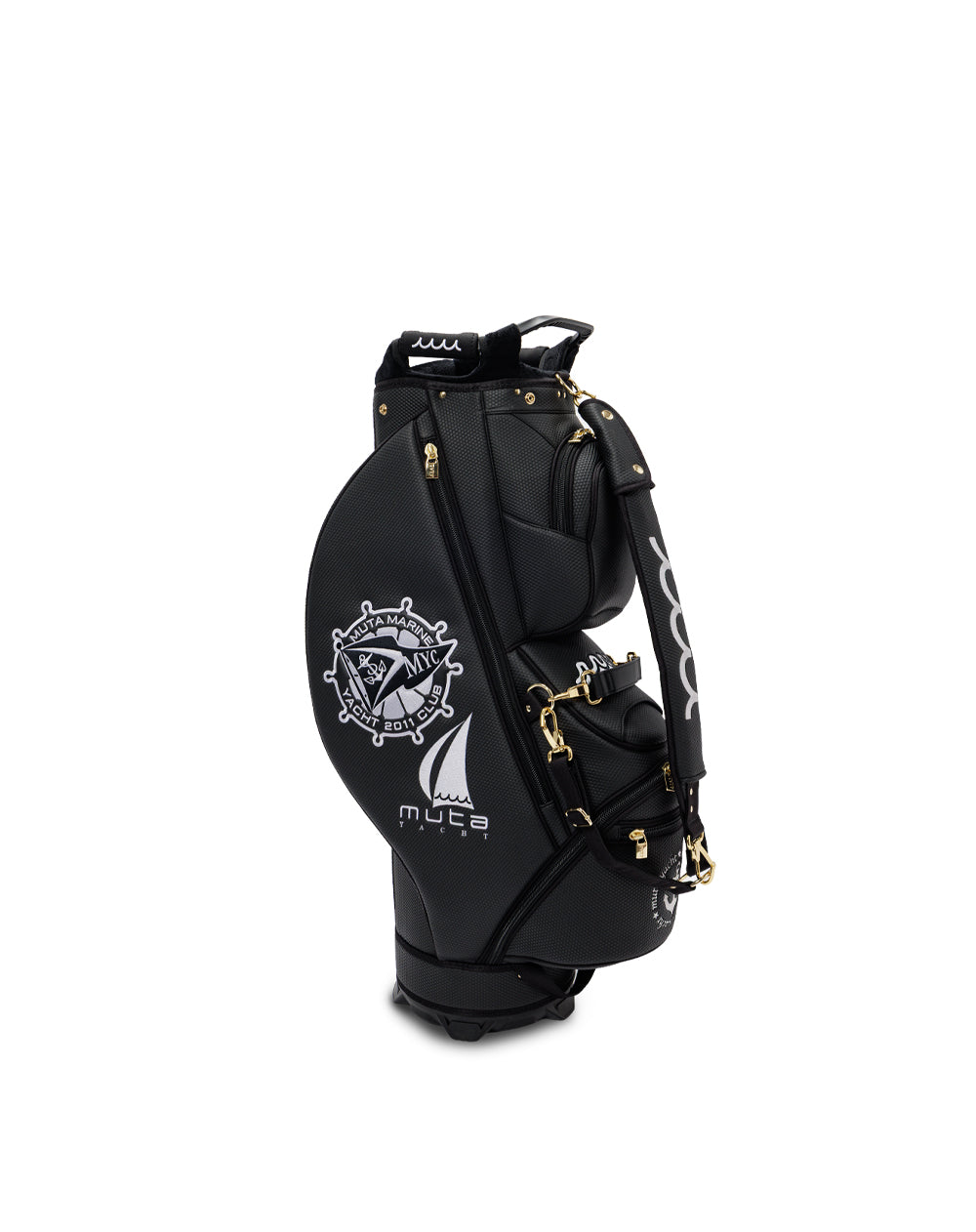 3月末迄　Muta 2026 新作ゴルフバッグ ブラック　キャディーバッグ　新品 完売品 新品 muta キャディバッグ ブラック ネオプレン キャディバッグ