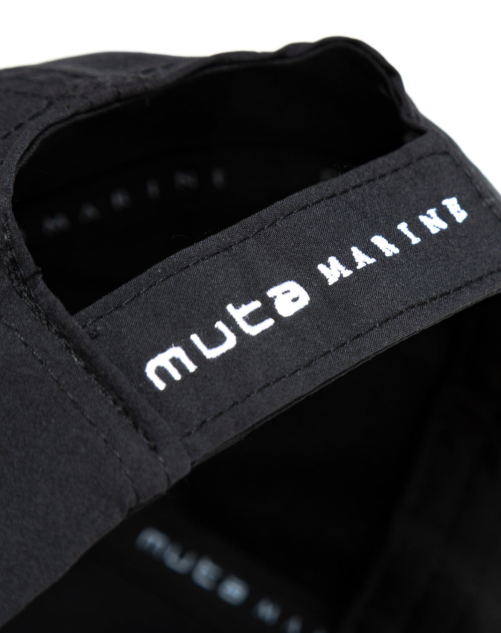 値下げ☆MUTA MARINE ロゴ キャップ 黒 muta MARINE ポイントロゴ キャップ ブラック | N°D GALLERY