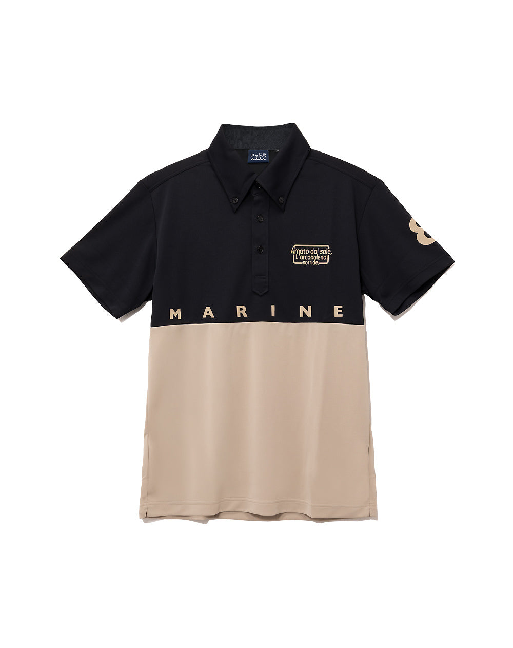 MUTA MARINE ポロシャツ ネイビー　ベージュ サイズ8 EVENT / WEB］Safari × muta MARINE パイルポロシャツ [全4色] – muta トップス
