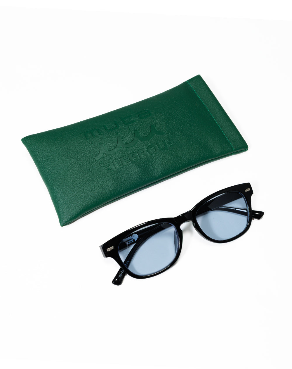 【新品】muta MARINE elebrouサングラス/黒縁ブルーレンズ ELEBROU × muta MARINE GOLF SHINE POLARIZED SUNGLASSES(調光偏光