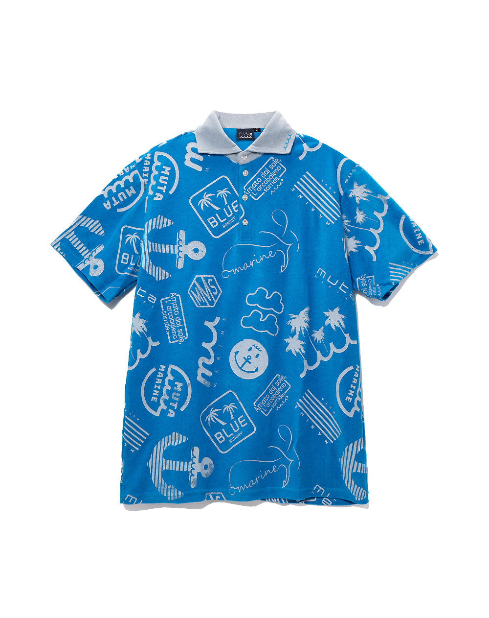 店舗限定：muta MARINE GOLF 新宿髙島屋店］パイルポロシャツ [全2色