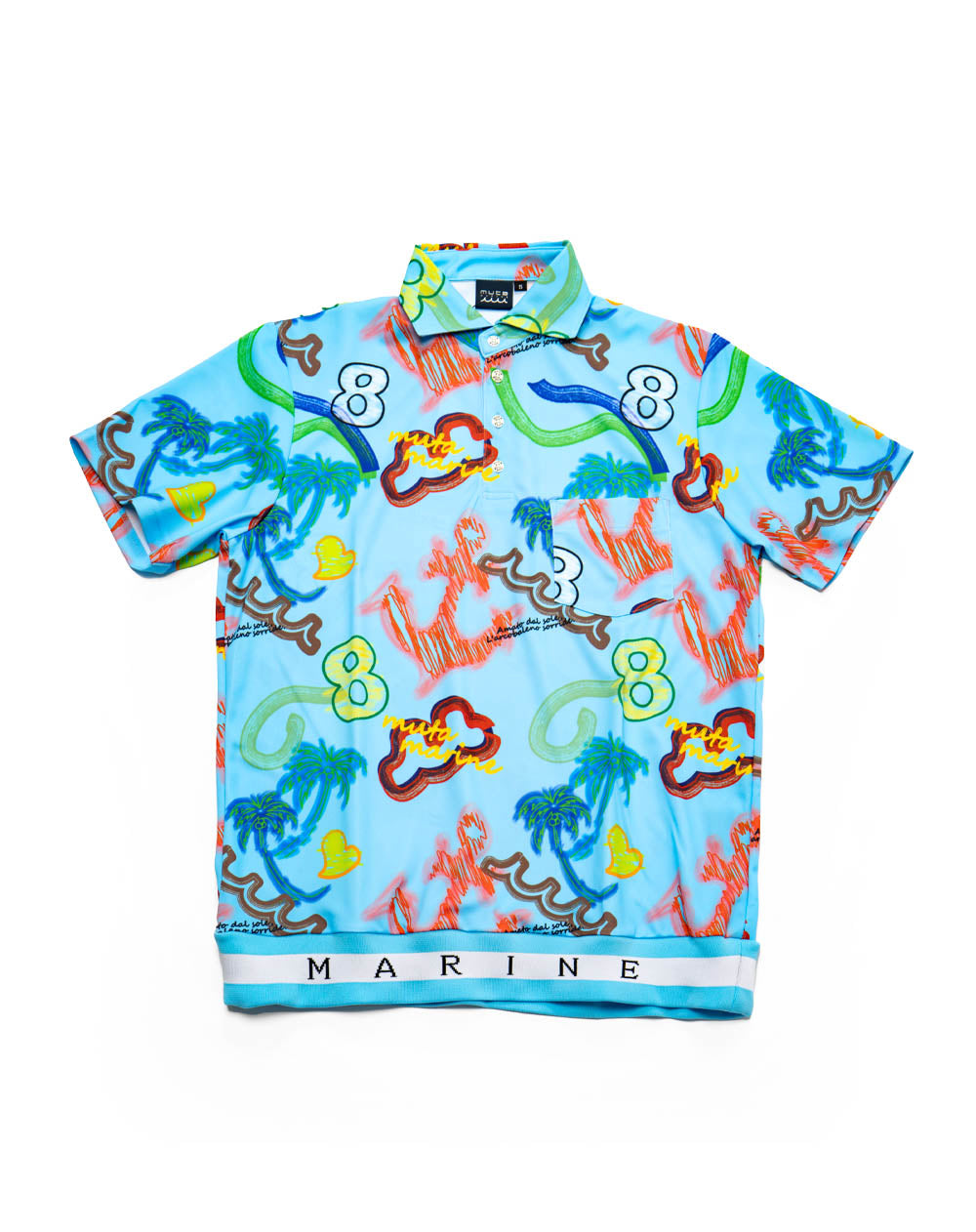 ヘムリブ ポロシャツ (スクリブルロゴ) [全3色] – muta Online Store