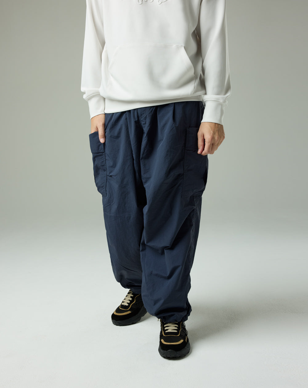 muta MARINE ナイロンパンツ Lサイズ ナイロン ワイドカーゴパンツ [全3色] – muta Online Store