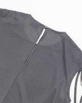 ストレッチメッシュ シャーリングワンピース [全3色]