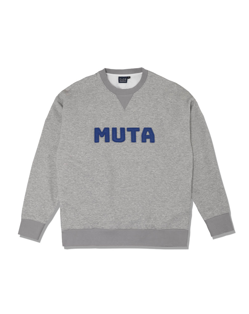 muta グレー トレーナー 新品タグ付き BIG クルーネックスウェット (BOAT) [全3色] – muta Online Store