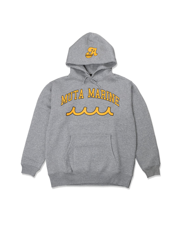 ACANTHUS x muta MARINE College Logo Hooded Sweatshirt [全5色 