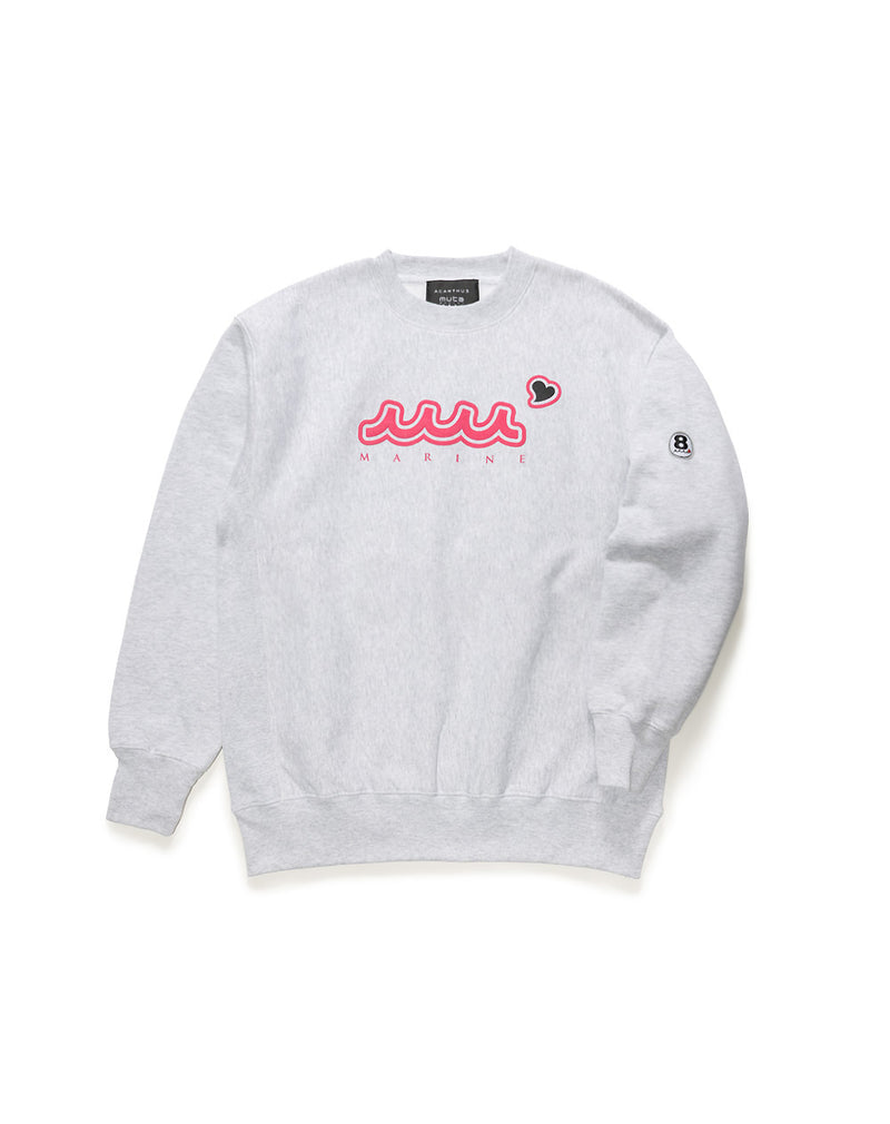 ACANTHUS × muta MARINE Sweet Logo Crewneck Sweatshirts [全3色]