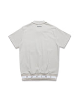 ポップコーンニット ヘムリブポロシャツ [全4色]