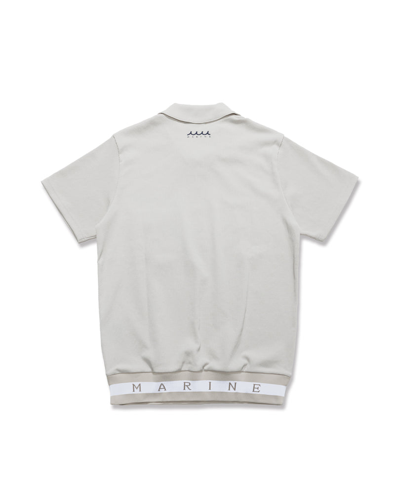 ポップコーンニット ヘムリブポロシャツ [全4色] – muta Online Store