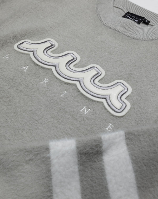 ACANTHUS × muta MARINE Fur Knit Crewneck [全2色]