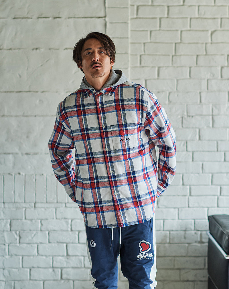 ACANTHUS × muta MARINE Hooded Flannel Shirts [全2色] – muta Online