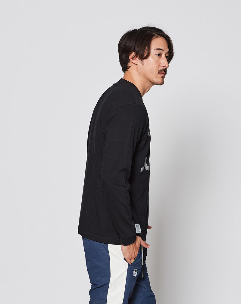 ACANTHUS × muta MARINE Anchor Logo L/S Tee [全3色]
