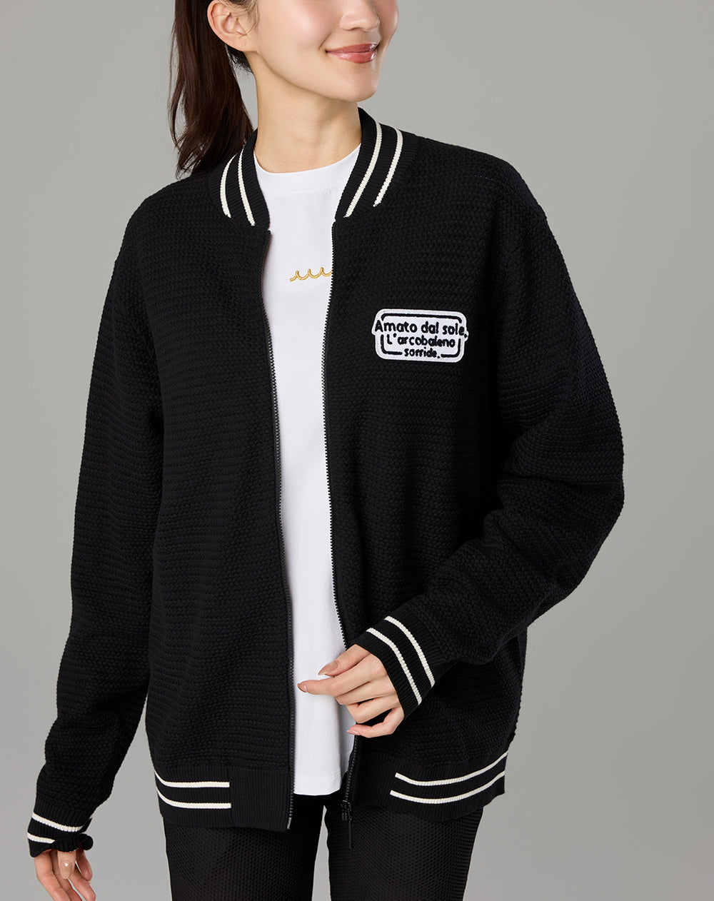 クロスケーブル ジップアップニット [全3色] – muta Online Store