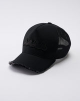 wjk × muta wave cut-off mesh cap [全2色]