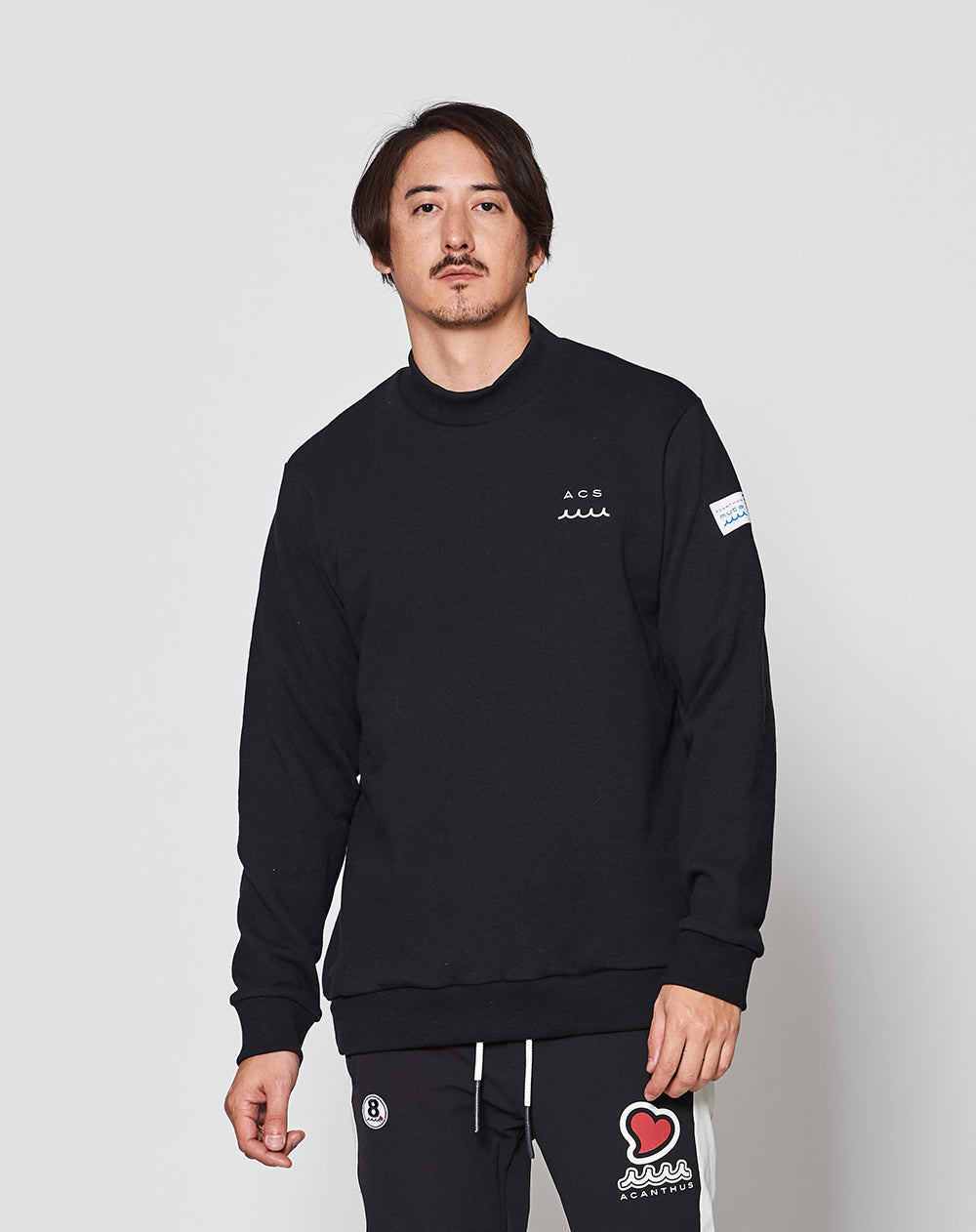 ACANTHUS × muta MARINE Mockneck Sweatshirts [全2色] – muta Online