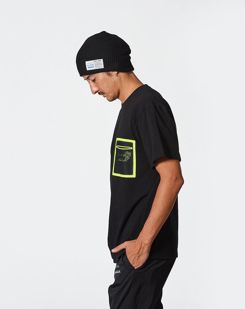 ACANTHUS × muta MARINE Mesh Trimming Pocket Tee [全3色]