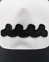 wjk × muta wave cut-off mesh cap [全2色]