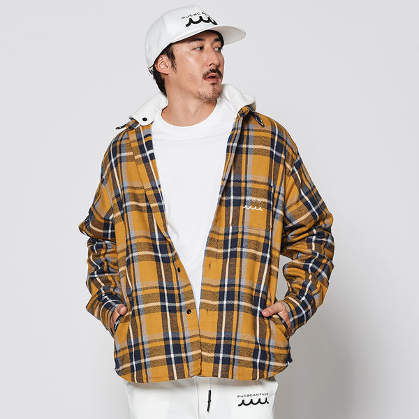 ACANTHUS × muta MARINE Hooded Flannel Shirts [全2色] – muta Online