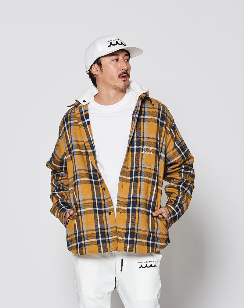 ACANTHUS × muta MARINE Hooded Flannel Shirts [全2色] – muta Online