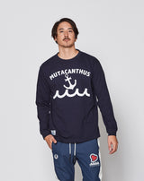 ACANTHUS × muta MARINE Anchor Logo L/S Tee [全3色]