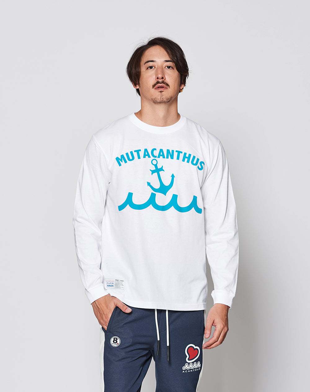ACANTHUS × muta MARINE Anchor Logo L/S Tee [全3色] – muta