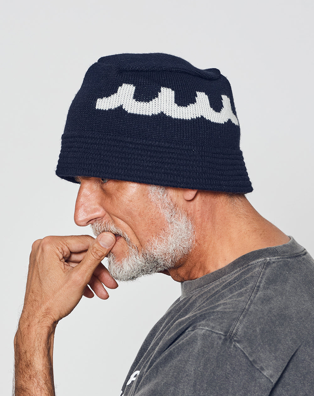 ACANTHUS × muta MARINE Logo Knit Bucket Hat [全4色] – muta