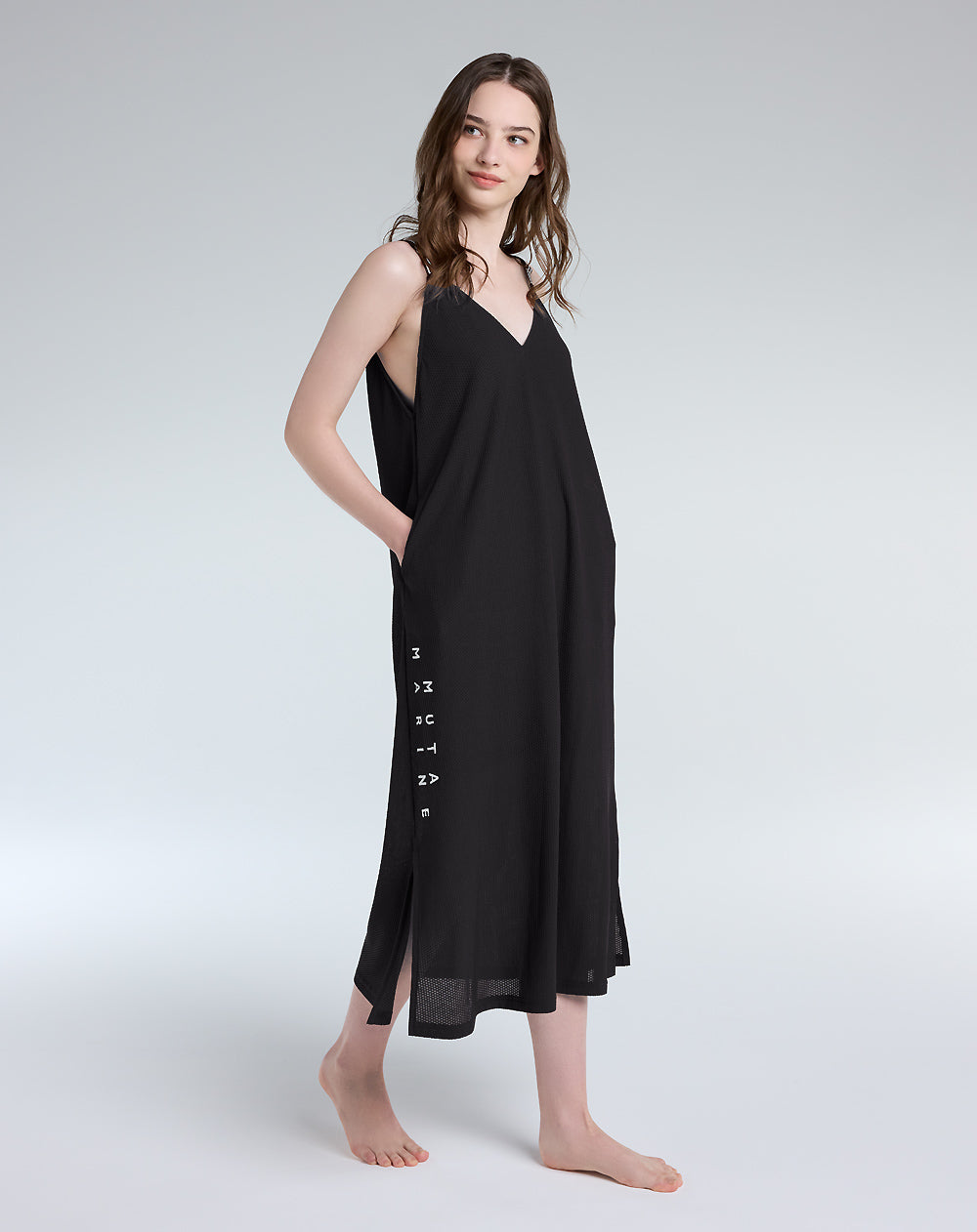 ストレッチメッシュ キャミワンピース [全2色] – muta Online Store