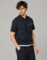 ポップコーンニット ヘムリブポロシャツ [全4色]