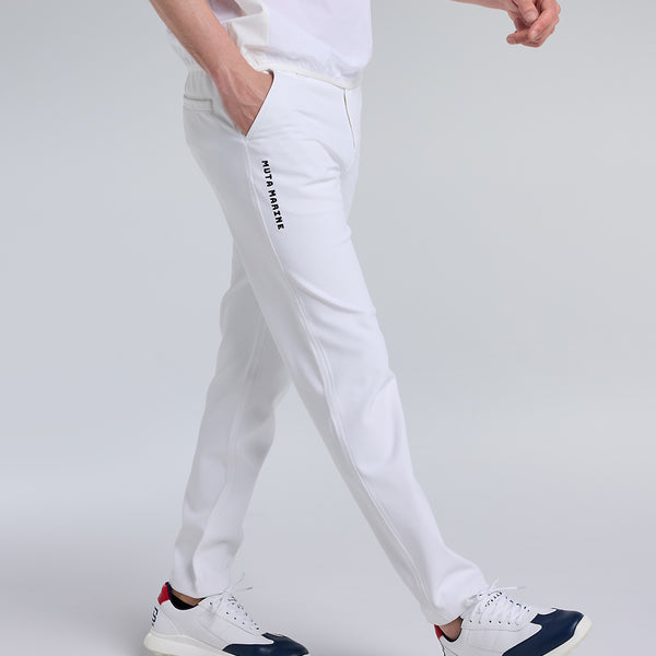 MUTAMARINE 春夏ストレッチパンツ ホワイト サイズ8 美品 SPORTEX ストレッチパンツ [全3色] – muta Online Store