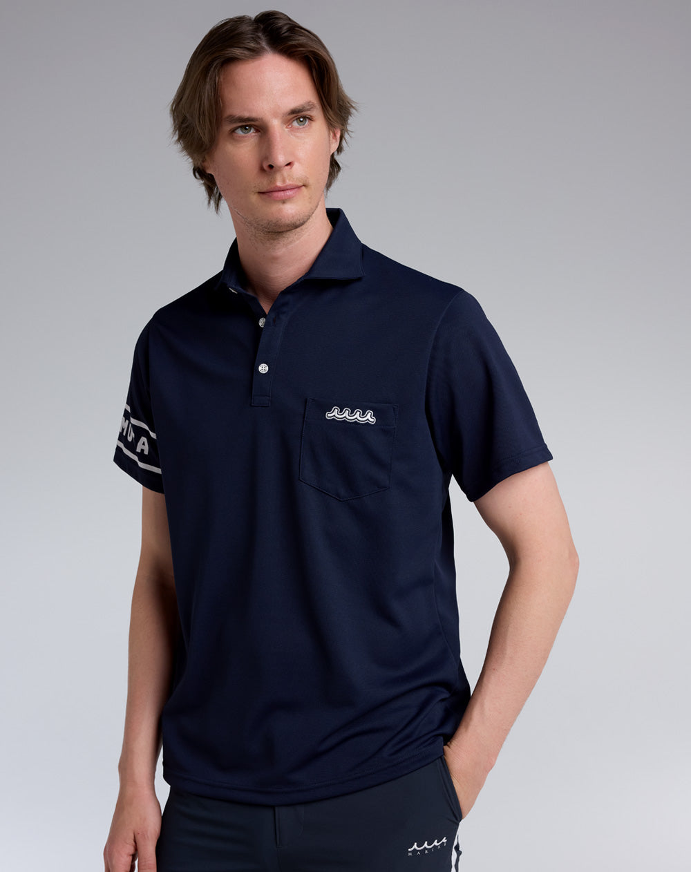 ラインロゴ ポロシャツ [全3色] – muta Online Store