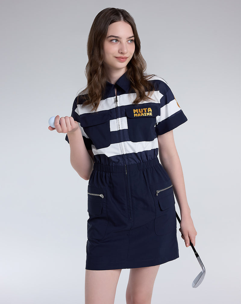 カーゴワンピース (ネイビー) – muta Online Store