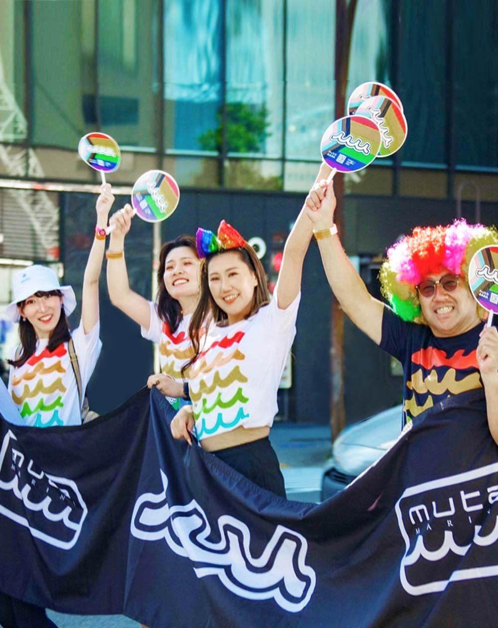 WEB限定] NAGOYA RAINBOW PRIDE Tシャツ [全2色] – muta Online Store