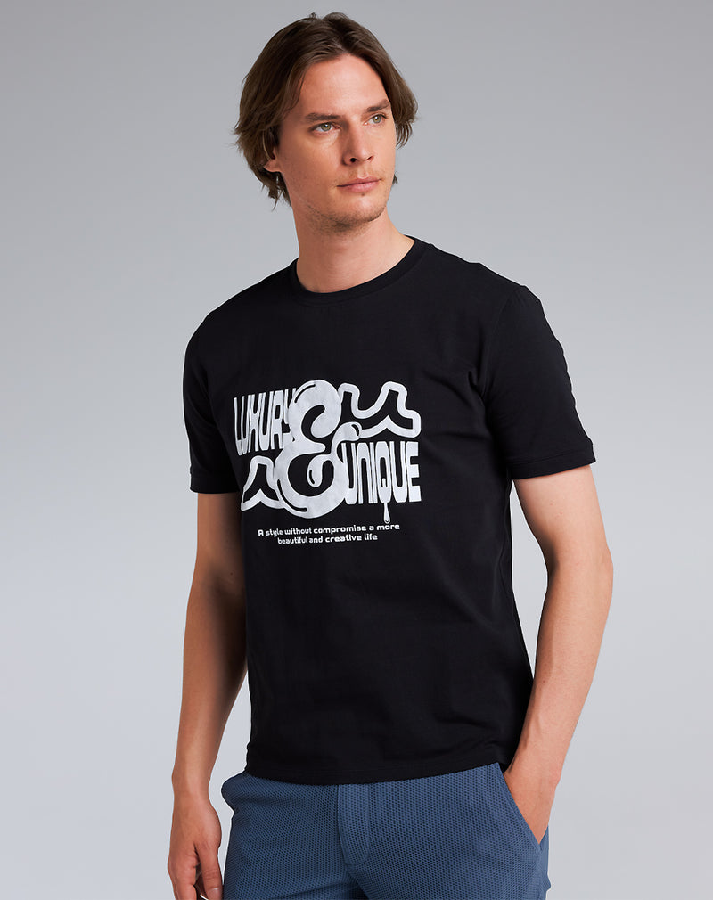 【国内買付】muta LUXURY×UNIQUE 半袖Tシャツ LUXURY & UNIQUE Tシャツ [全3色] – muta Online Store
