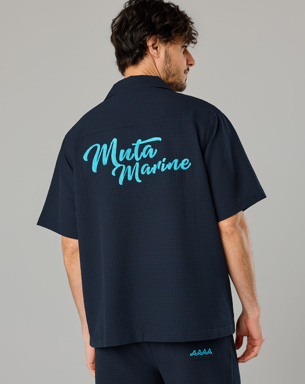 シアサッカー オープンカラーシャツ [全2色] – muta Online Store
